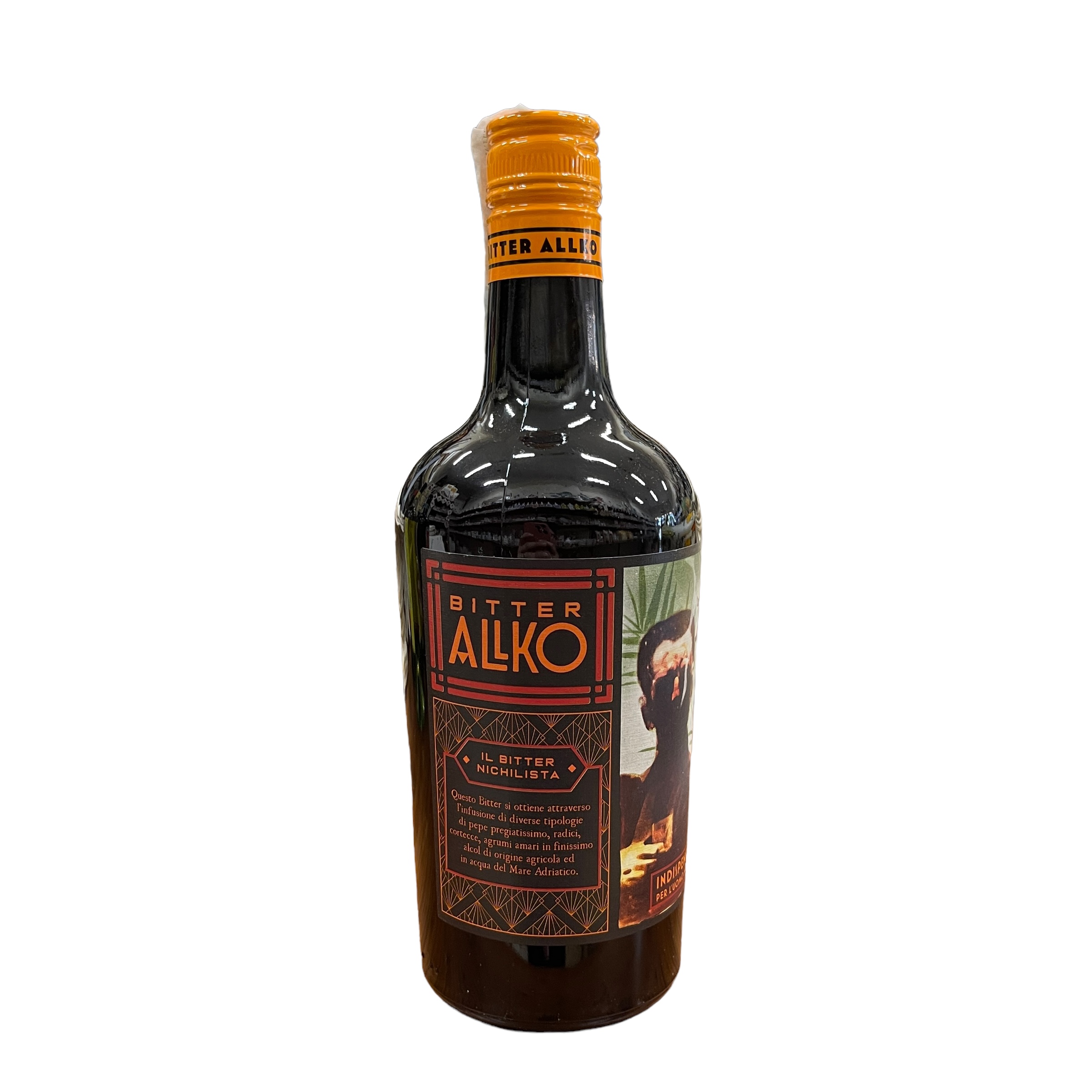 Gotha ALLKO Bitter Colore rosso cocciniglia 25% Vol 70 cl