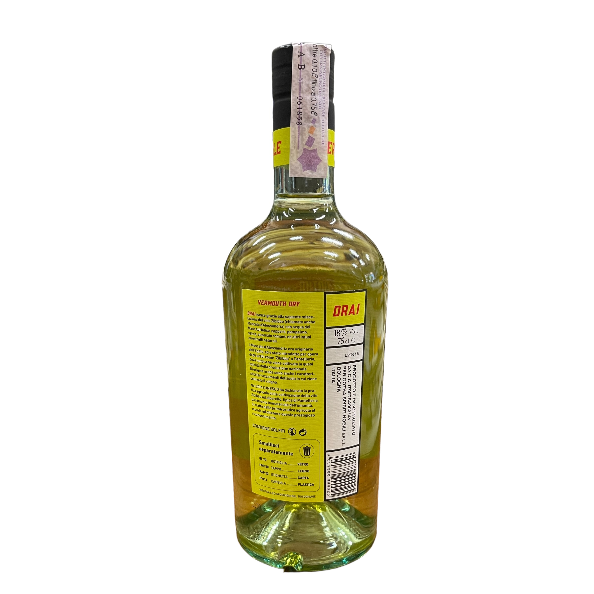 Gotha VERMOUTH SIDERALE DRAI 18% Vol 75 cl