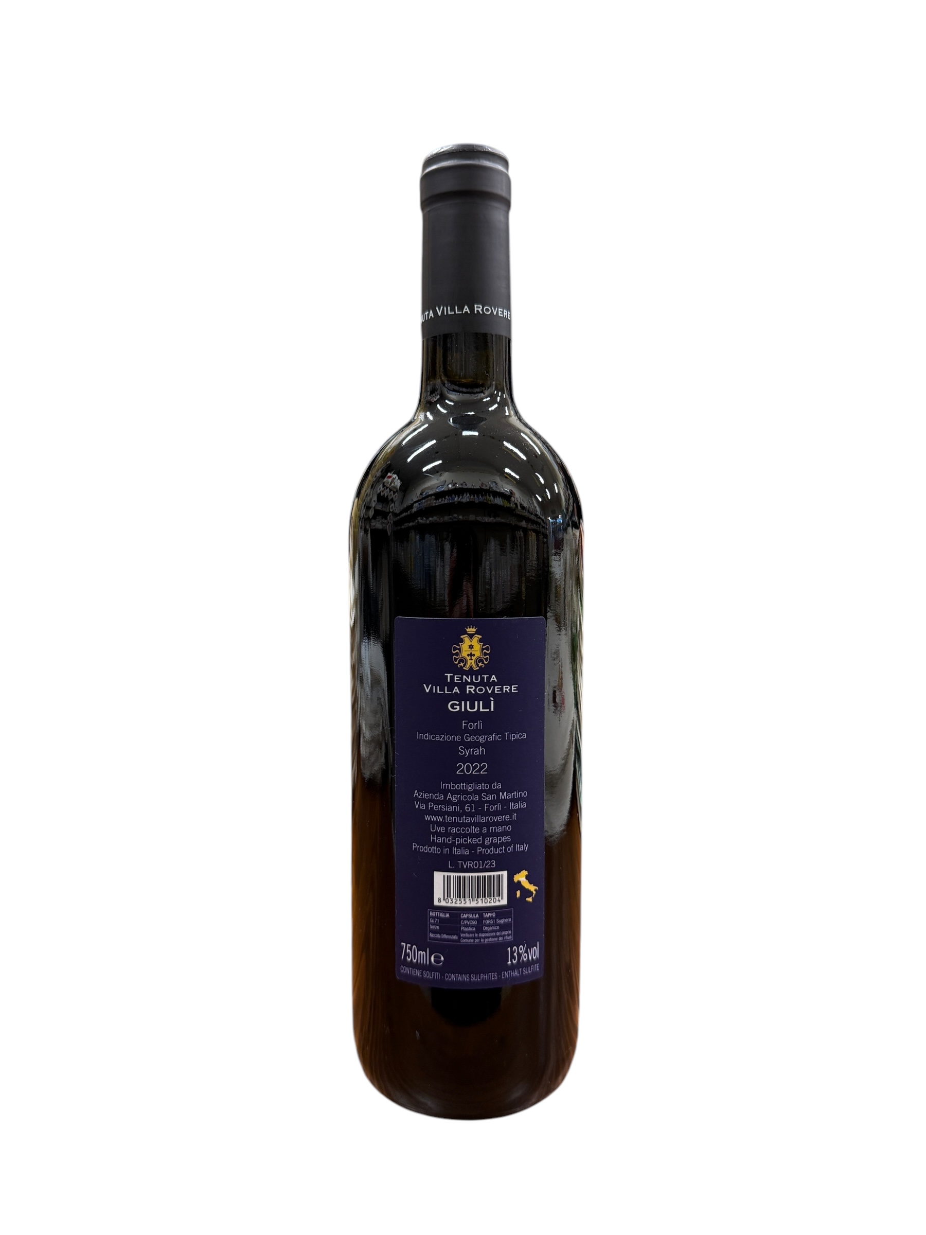 Tenuta Villa Rovere GIULÌ Syrah Forlì IGT 2022 750 ml