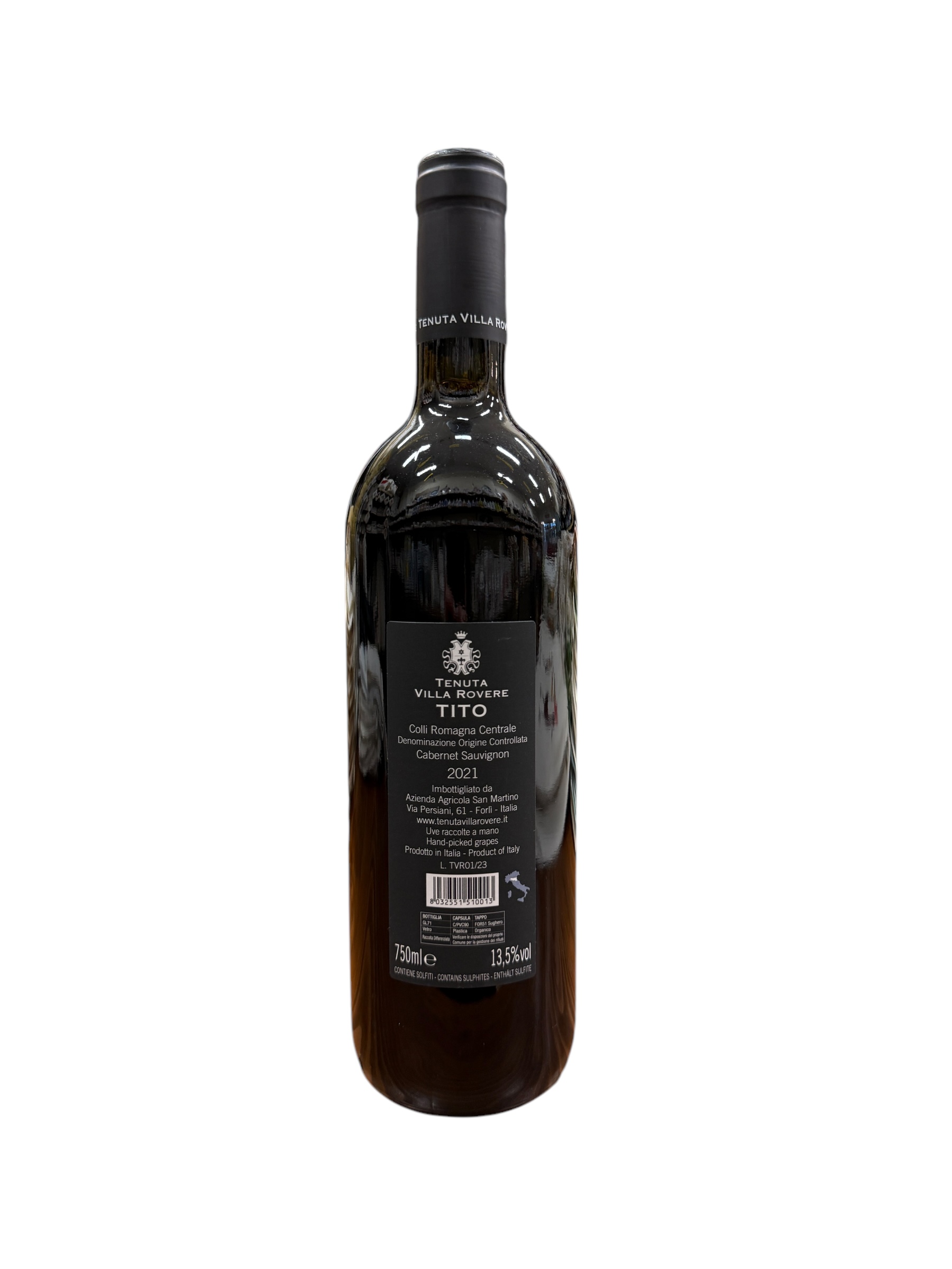 Tenuta Villa Rovere TITO Cabernet Sauvignon Colli Romagna Centrale DOC 2021 750 ml