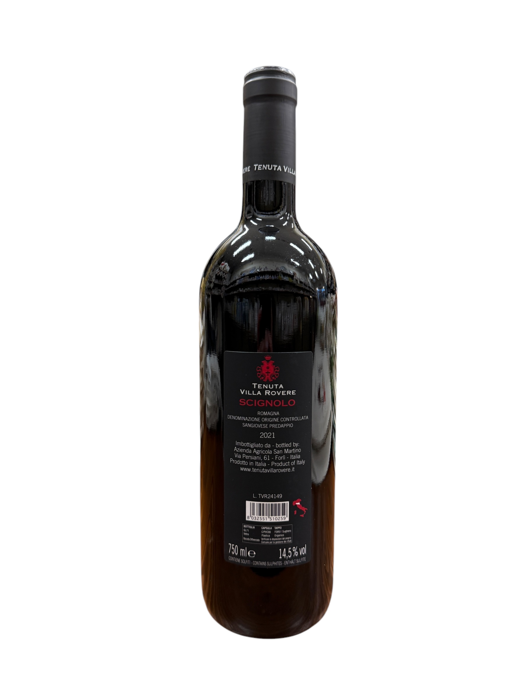 Tenuta Villa Rovere SCIGNOLO Predappio Sangiovese Riserva 2021 DOC 750 ml